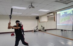 清華高中參訪明新科大 與棒球隊一起開箱頂級VR訓練工具