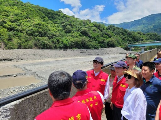 颱風季將至 陳其邁關心六龜寶來邊坡滑動監測及撤離機制
