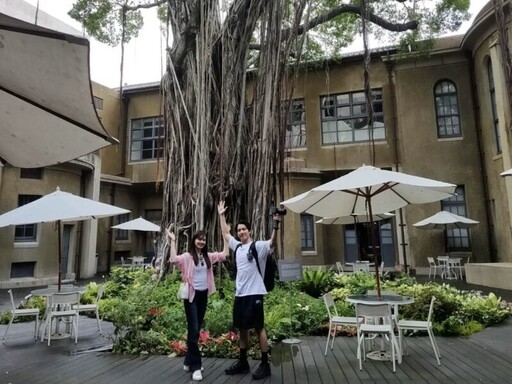 日本藝人松野高志帶姊姊遊臺南 探索城市老樹與在地美食