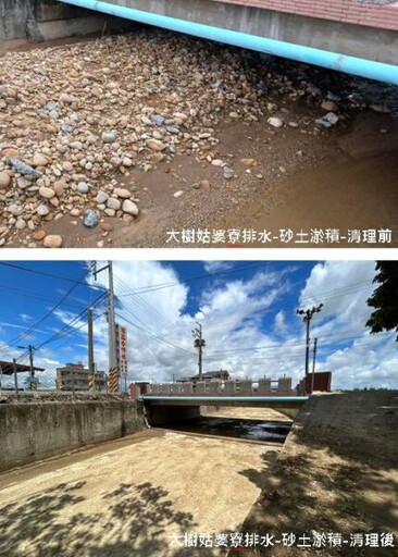 凱米颱風災後 水利局加速展開排水復原清理工作