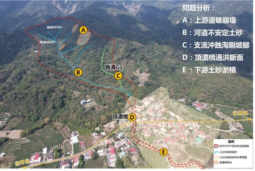 六龜區荖濃里頂荖濃土石流劃定為「特定水土保持區」增進居民福祉