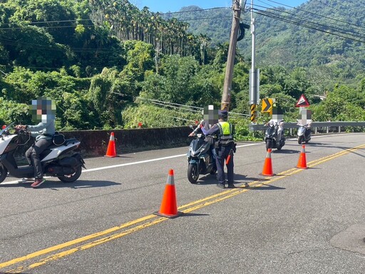 東勢警分局取締噪音改裝車輛 守護台21線沿線居民安寧