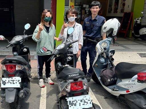 市場採買忘車停哪 南門警積極助婦人尋回