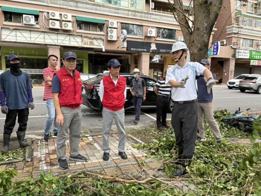 左營綠園道與河堤公園風災後環境復原加速進行