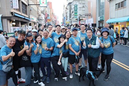 台灣首廟天壇府城歷史健行 黃偉哲盼市民走出健康並邀參觀台灣設計展及My Melody & Kuromi 臺南探險之旅