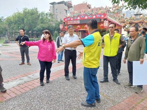 工務委員會考察社宅與道路、公園等基礎建設