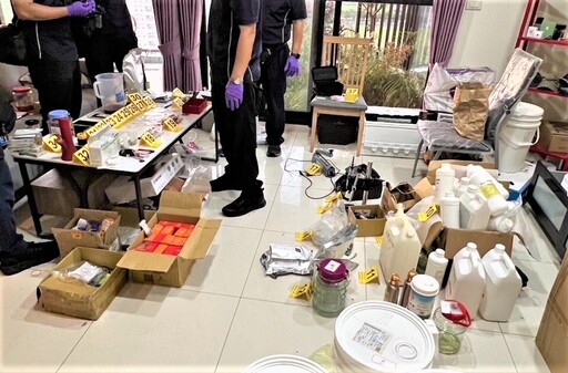 喪屍菸彈分裝場隱藏於豪宅 民雄警扣押市價破億毒品