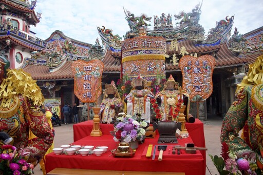 新港奉天宮四街祖媽 甲辰金龍鑾轎啟用