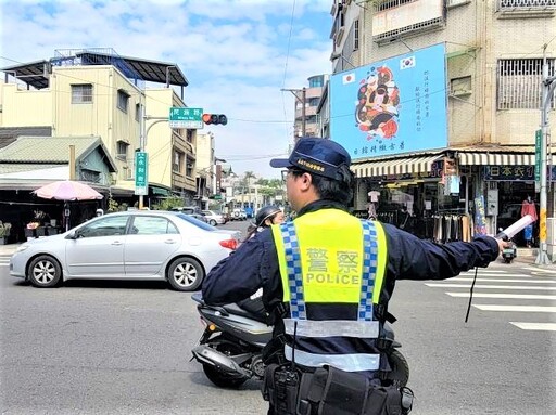 交通順暢 人車平安 嘉義市警一分局加強春節假期交通疏導