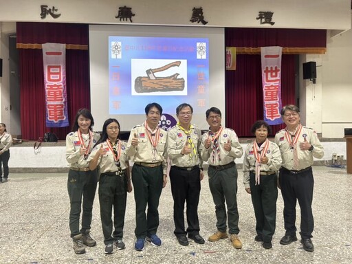 百年傳承童軍思源日紀念活動 中市表彰績優童軍服務員