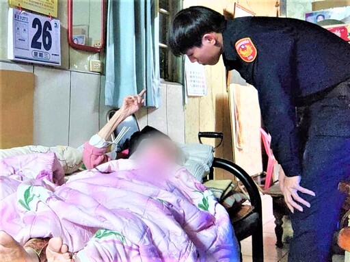 深夜守護失智老婦 新南警善行值得讚揚