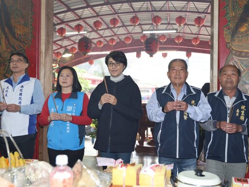 許淑華率隊參香鹿谷10廟宇 共慶陰那山慚愧祖師千秋聖誕