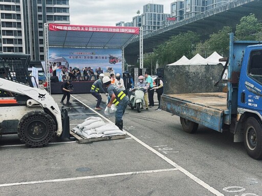 防災演練不馬虎！太平區公所辦理水災及地震實兵演習