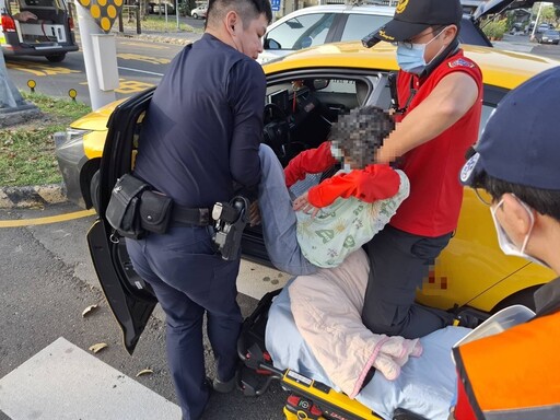 女運將突然病發 北興警緊急救援送醫