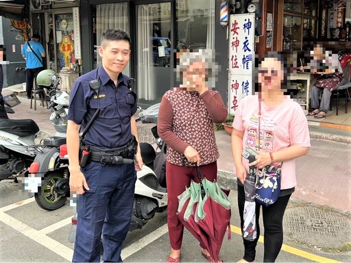 焦急找不著母親 南門警助婦人平安團聚