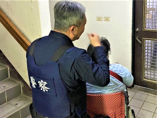行動不便無法返家 長竹警暖心助女子返家