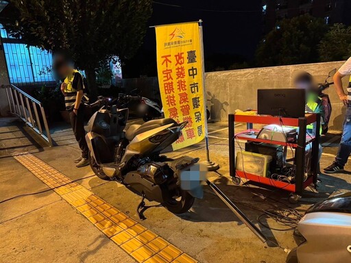 烏日警強力取締改裝車 聯合稽查展決心 噪音違規零容忍！
