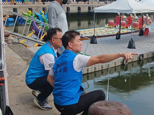 喜迎漁港龍舟競賽 高雄海洋局完成中芸漁港碼頭的環境整頓作業