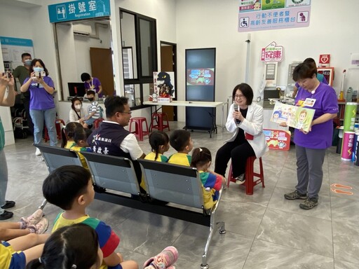 反菸Q寶登場！新港衛生所啟動幼兒健康教育