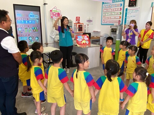 反菸Q寶登場！新港衛生所啟動幼兒健康教育