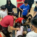 八卦國小畢業前夕消防體驗 六年級生變身小小打火英雄！