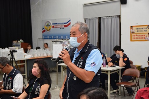 「治安靠累積，交通靠努力」 中市警一分局社區治安會議熱烈登場