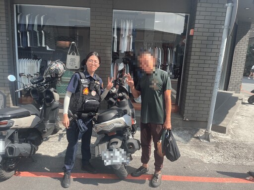忘了機車停放位置 長榮警火速助民眾尋回