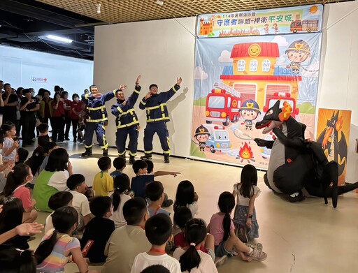 學童化身超級英雄守護家園 中市暑期消防營熱血開跑