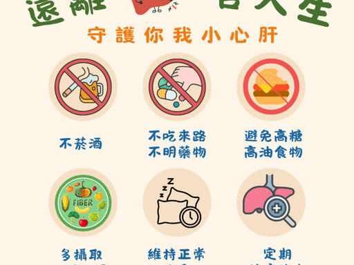 南投衛生局提醒您:守護你我小心肝，從生活把關！