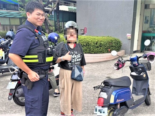 粗心遺失鑰匙 興安警積極助老婦人尋回