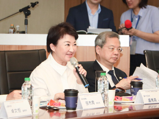 盧秀燕北上爭取補助 返台中為機械業關稅發聲