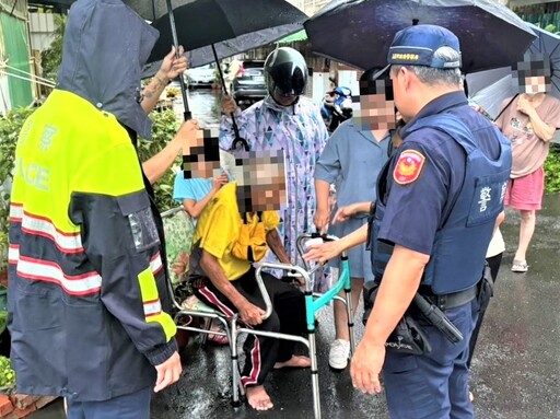 老翁外出未返家 長竹警尋獲助團圓