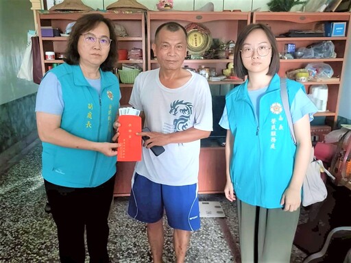 確保安全與生活所需 嘉義榮服處災後關懷不間斷
