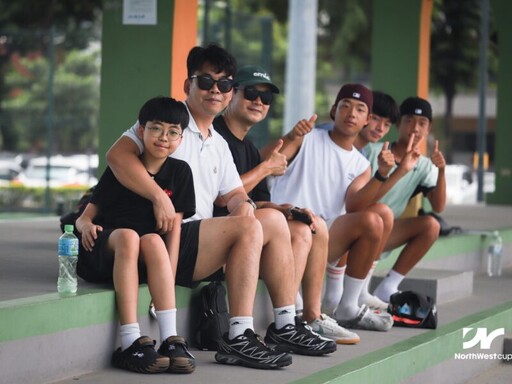 台中國際網球中心火力全開 17國青少年小將齊聚交鋒