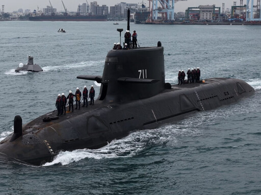 台船公司完成海鯤軍艦完成第四次海試