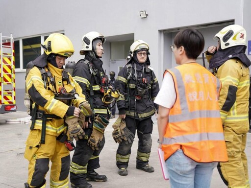 南科高雄園區生合科技公司與高市消防聯合演練強化園區救災應變能力