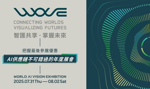 今年最後一場AI指標展 前進WAVE 2025搶攻AI應用媒合商機