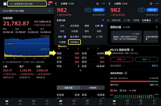 Yahoo奇摩股市App推新3大功能 投資神助攻