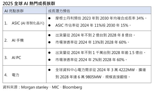 2025股債投資密碼！新光投信看好AI主升段行情 留意美國BBB級投等債