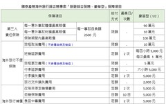 國泰產險首推海外旅綜險豪華型！突發疾病最高保障200萬 班機延誤最高賠1萬