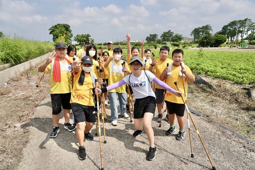 完成發電500MW里程碑 達德以竹杖健走與在地同樂