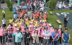 完成發電500MW里程碑 達德以竹杖健走與在地同樂