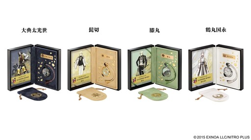「刀劍亂舞」漆器懷錶新品登場 日本工藝演繹刀劍男士