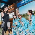 一秒到日本！台北街頭驚見茶屋公車亭 和服女子穿梭各大商圈邀民眾品嘗綠茶玉露