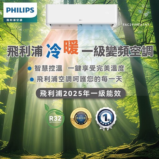 飛利浦變頻冷暖 Air AB1 系列 6 月首賣登場! 三位專業醫師聯合推薦 乾淨舒適宜居的生活空間