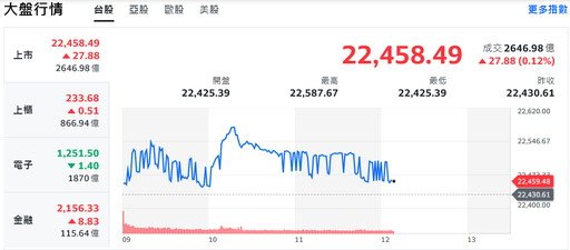 美股漲勢暫歇、輝達榮登市值王 台股盤中走勢觀望