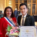 台灣教育家歐青鷹 法國巴黎獲頒金質榮譽勳章 巴黎市長親臨現場