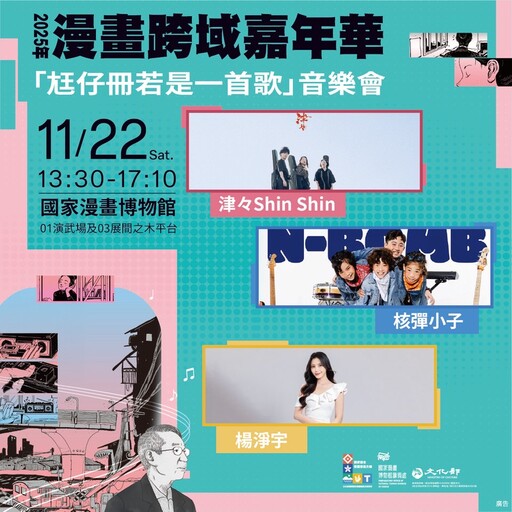 2025年漫畫跨域嘉年華 11/22-23臺中國家漫畫博物館精彩登場