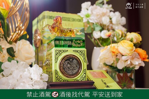 跨越十二載 匠心傳承、耀啟榮光 金門酒廠壓軸鉅獻「馬到成功」玉璽酒 集結十二生肖 琉彩並茂