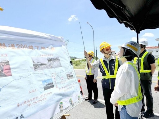 屏東縣府及台電共同合作 滿州鄉200縣道桿線地下化工程完工